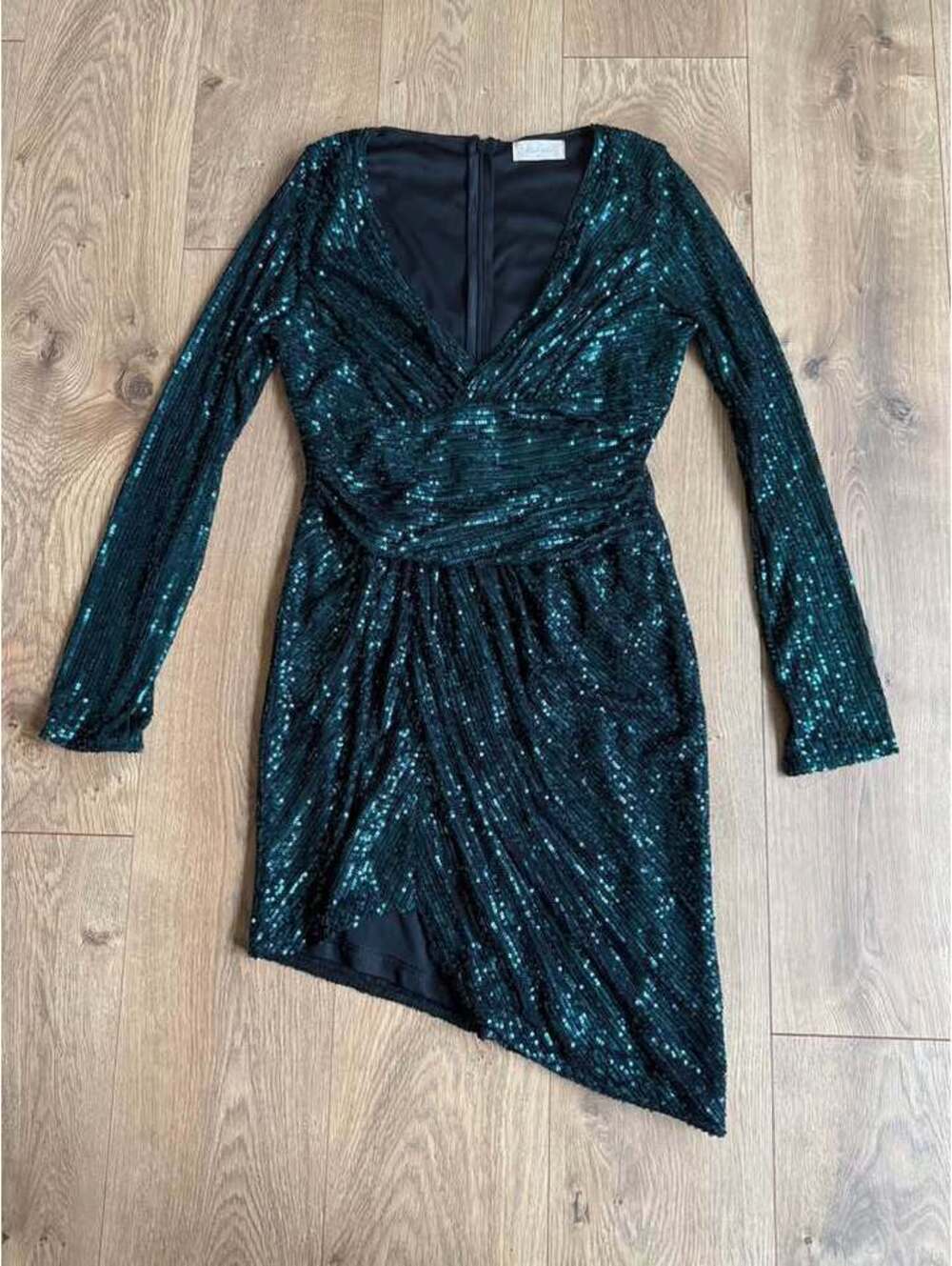 Green sequence dress